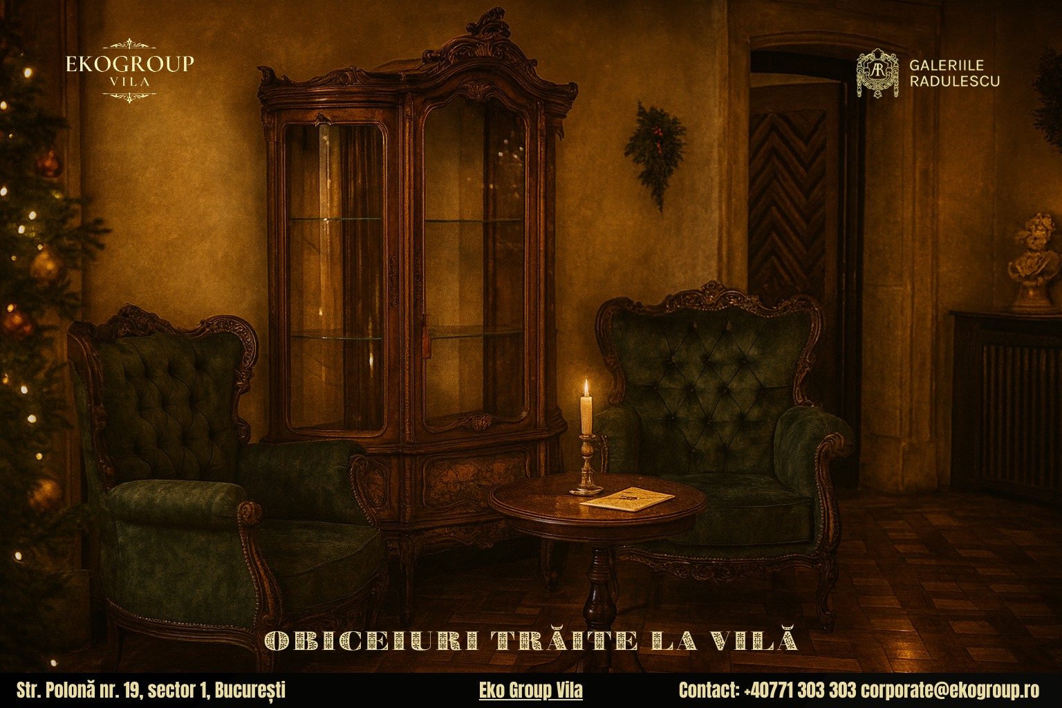 Crăciunul în România anilor ’30: o privire nostalgică asupra sărbătorilor la Eko Group Vila